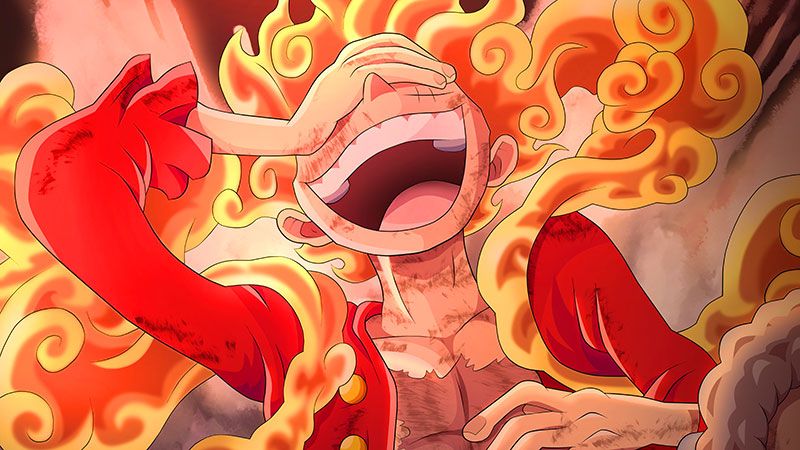 Hình Luffy Thần Mặt Trời Nika