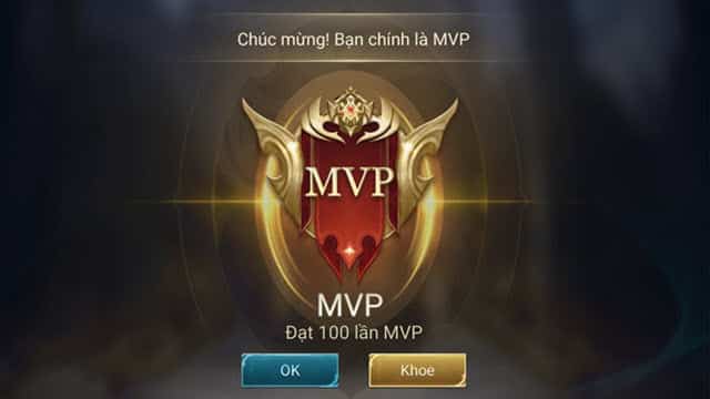 Hình MVP trong Liên Quân độc đáo