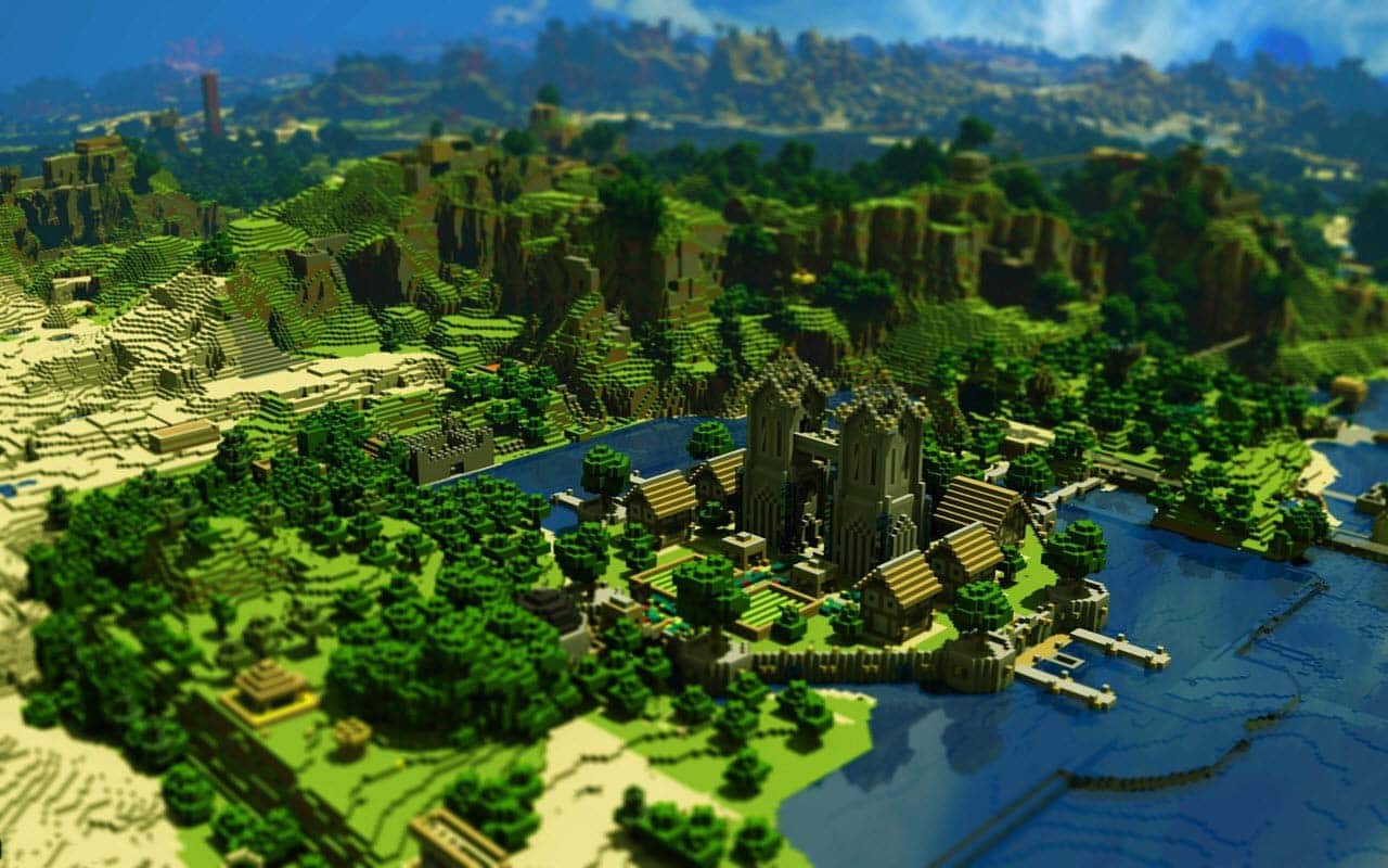 Hình Minecraft đẹp chất nhất