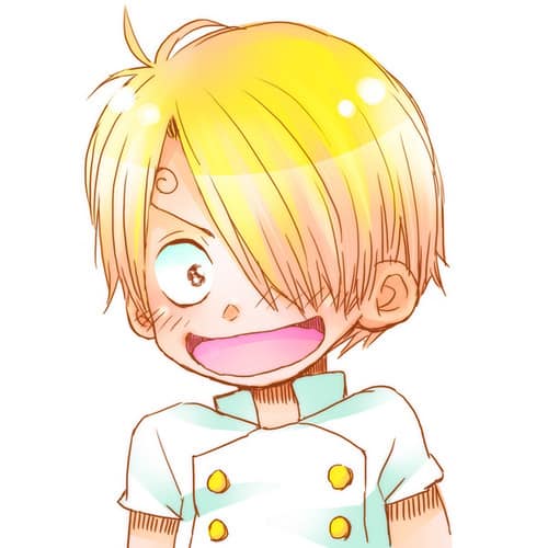 Hình Sanji cute cực kỳ đáng yêu