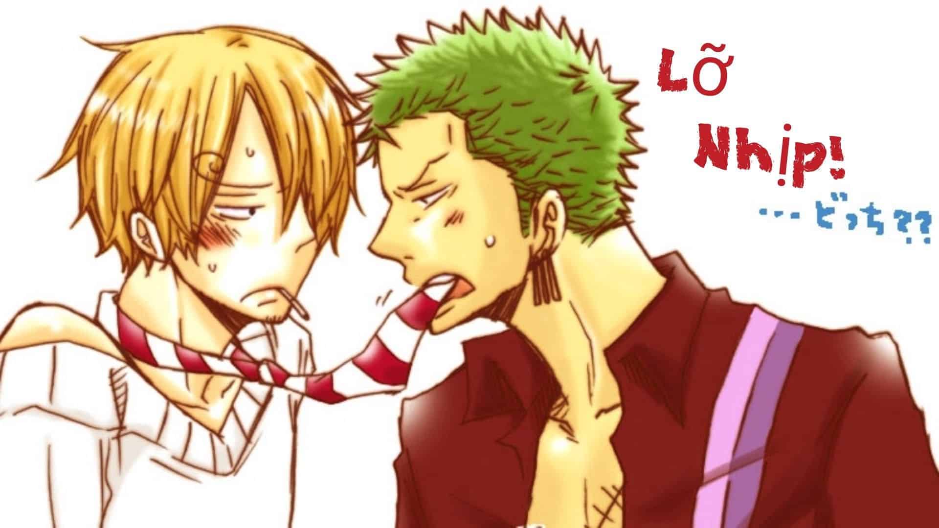 Hình Sanji và Zoro hài hước