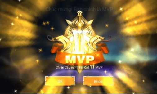 Hình ảnh MVP trong game Liên Quân