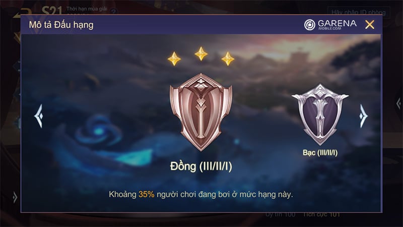 Hình ảnh rank Đồng LQ đẹp nhất