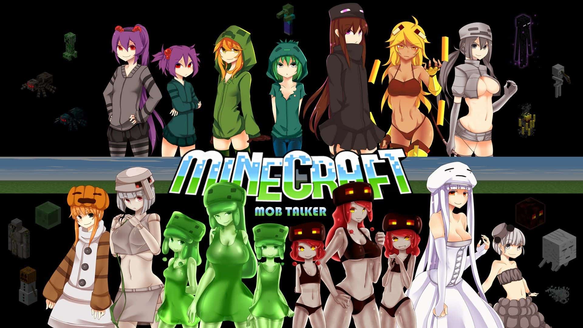 Hình anime Minecraft sinh động