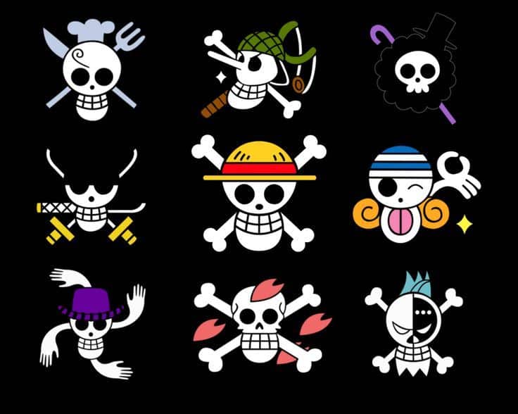 Hình logo các băng hải tặc trong One Piece ấn tượng