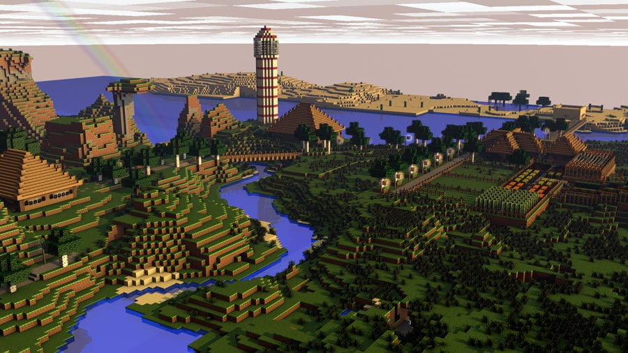 Hình nền Minecraft cho máy tính chất lượng cao