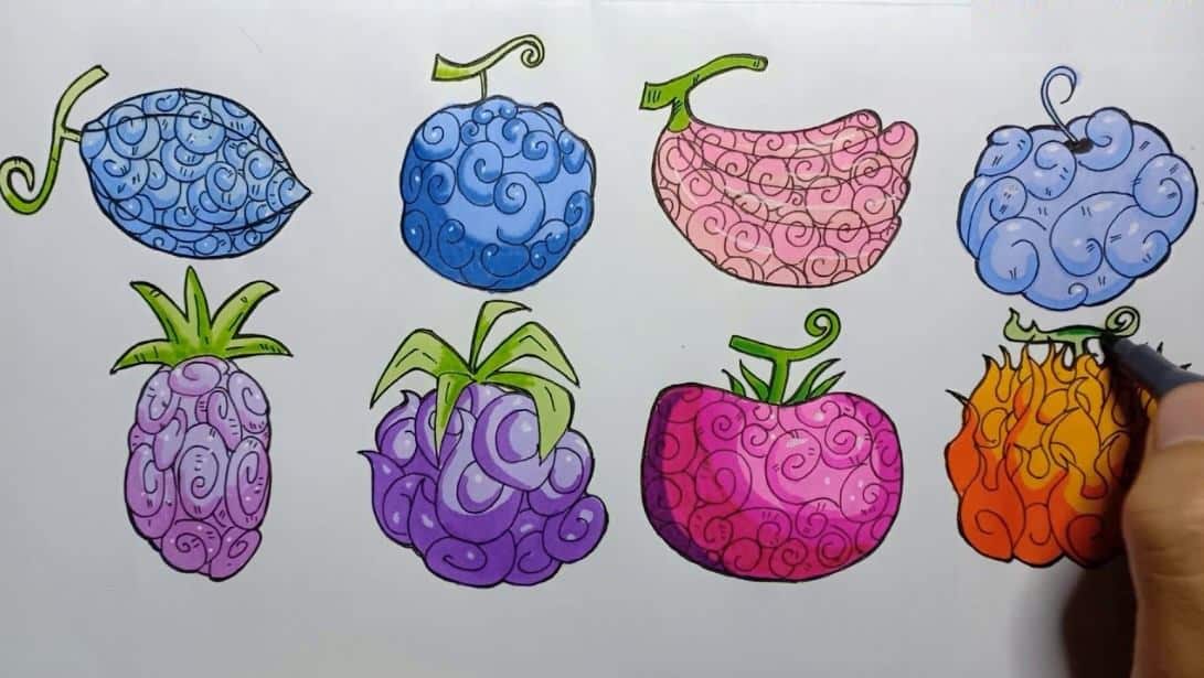 Hướng Dẫn Vẽ Các Trái hung Quỷ Blox Fruit