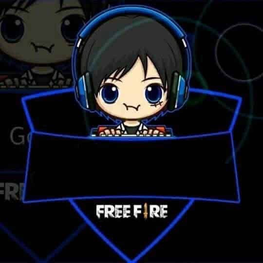 Mẫu logo game thủ Free Fire cute