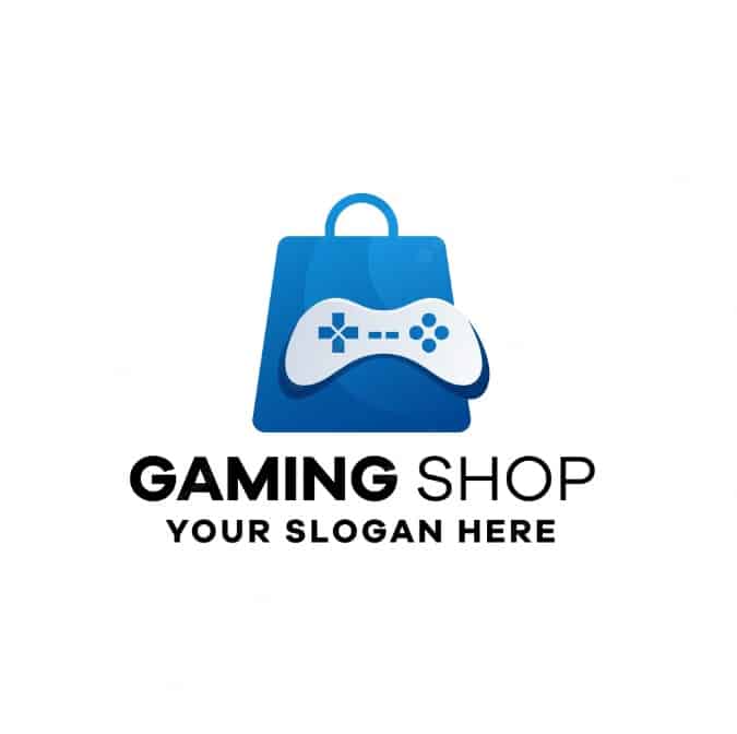 Mẫu logo shop game ấn tượng