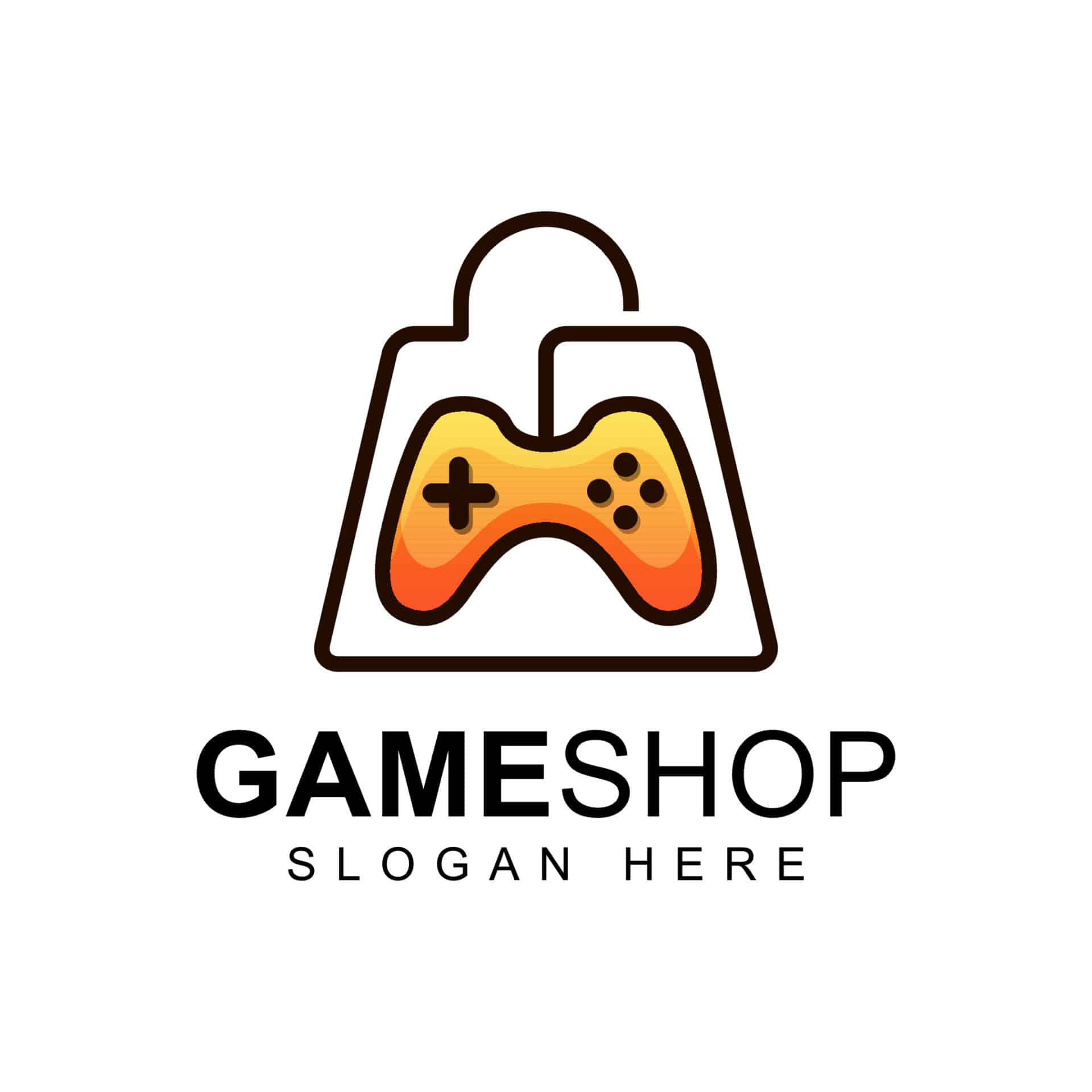 Mẫu logo shop game đẹp