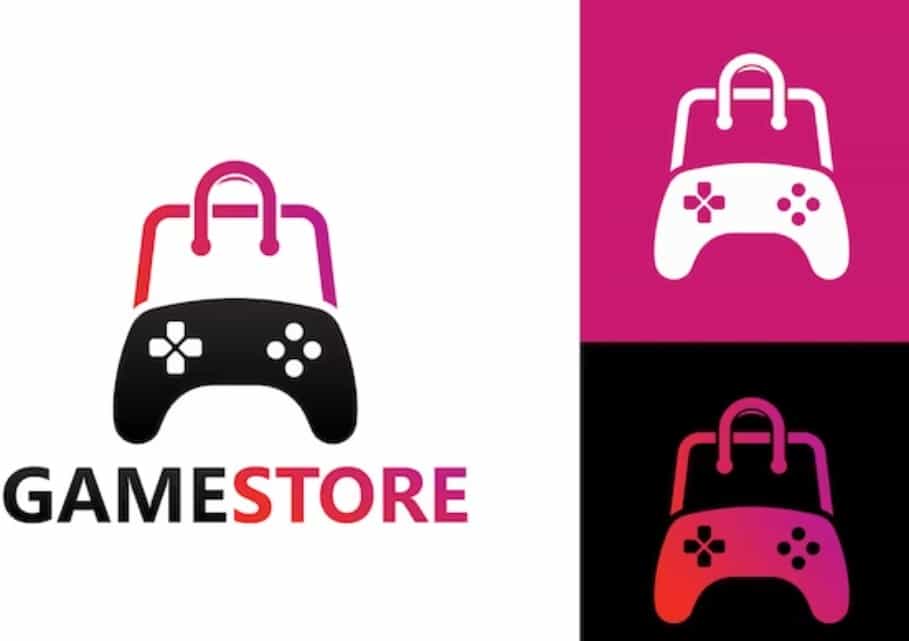 Mẫu logo shop game độc đáo