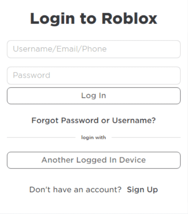 Nhập tên người dùng và mật khẩu rồi nhấn Log in