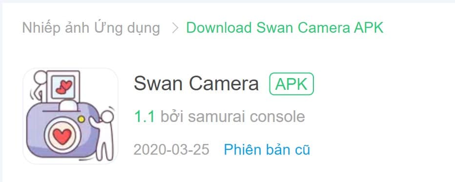 Xóa quần áo trên Swan Camera
