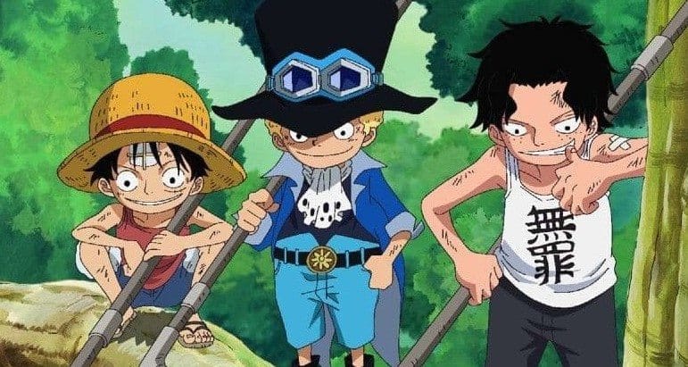 3ae Luffy Ace Sabo Lúc Nhỏ