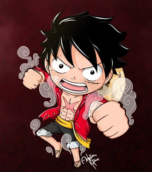 Ảnh Luffy Gear 2 Dễ Thương