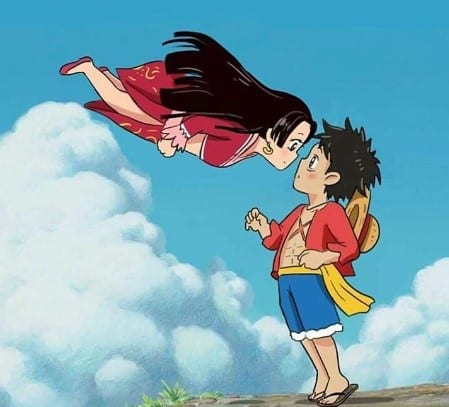 Ảnh Luffy Và Boa Chibi Dễ Thương