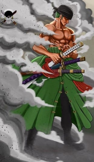 Anime One Piece Zoro Ngầu