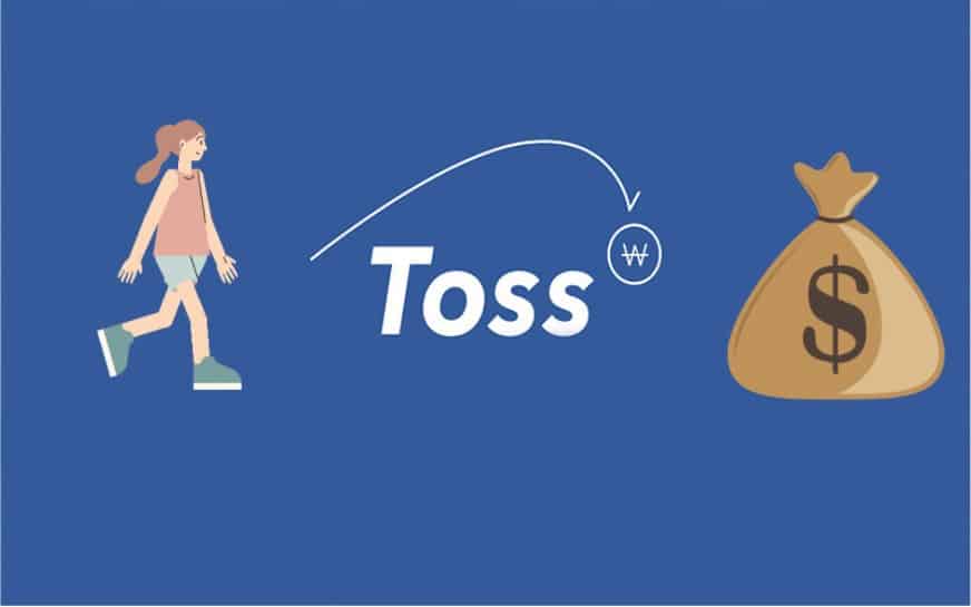 App Toss đi bộ kiếm tiền