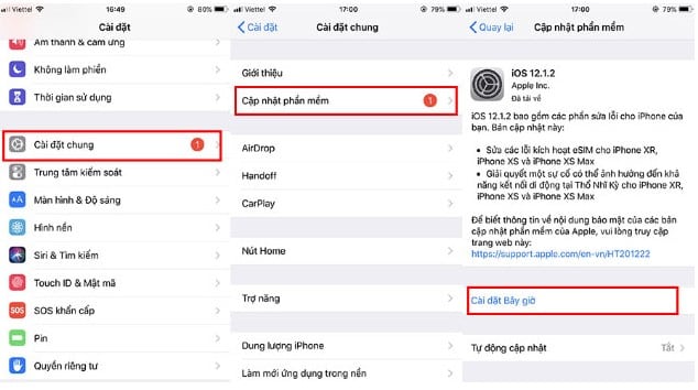 Cập nhật iOS