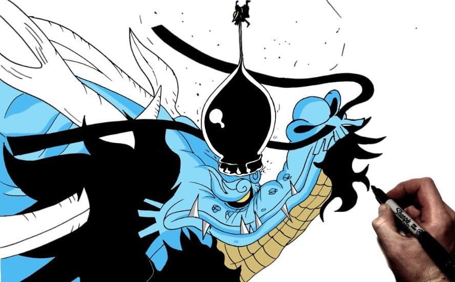 Draw Luffy Và Kaido