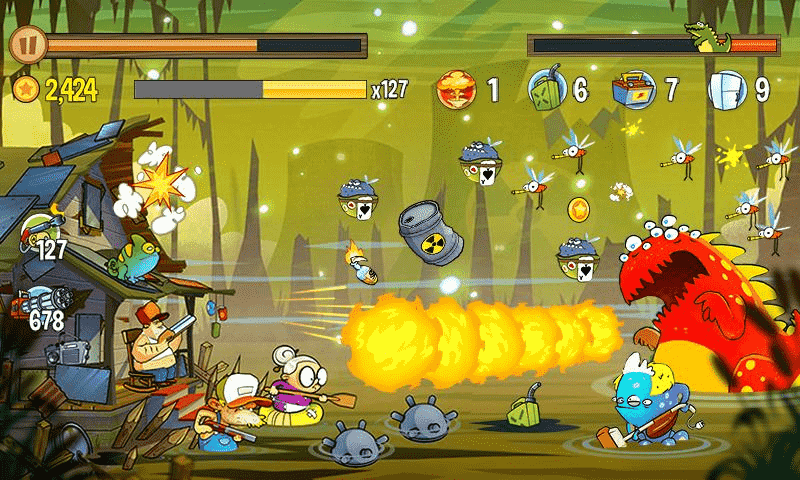 Game Swamp Attack - Game Offline Hay Cho iOS