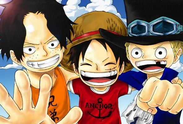 Hình Ace Sabo Luffy Lúc Nhỏ hài