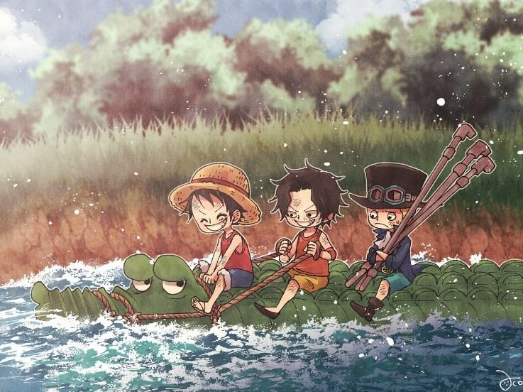 Hình Ảnh Luffy Chibi Quá Đẹp