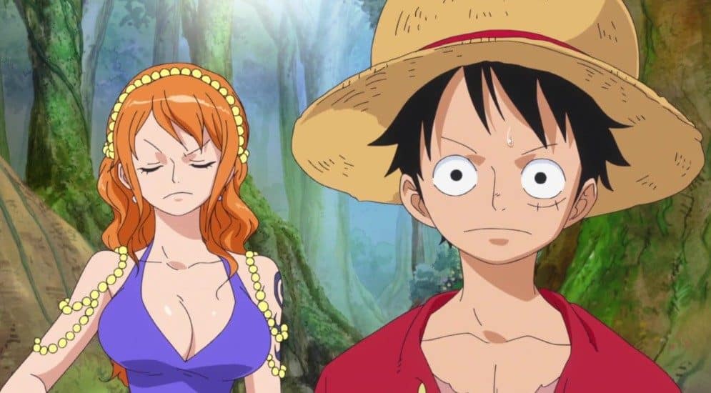 Hình Anime Luffy Và Nami