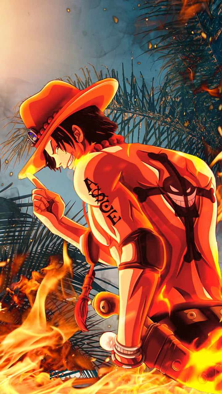 Hình Nền Điện Thoại One Piece Ace