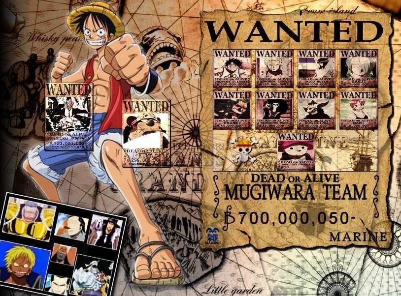 Ảnh Truy Nã One Piece Mới Nhất ❤️️ 88+ Hình Nền Truy Nã Ngầu