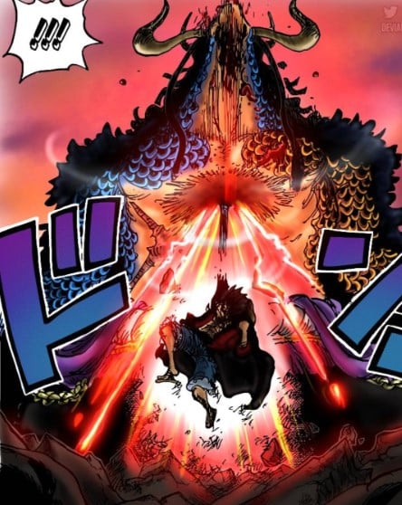 Hình Về Luffy Đánh Bại Kaido