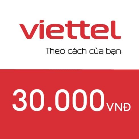 Hình ảnh card Viettel mệnh giá 30K