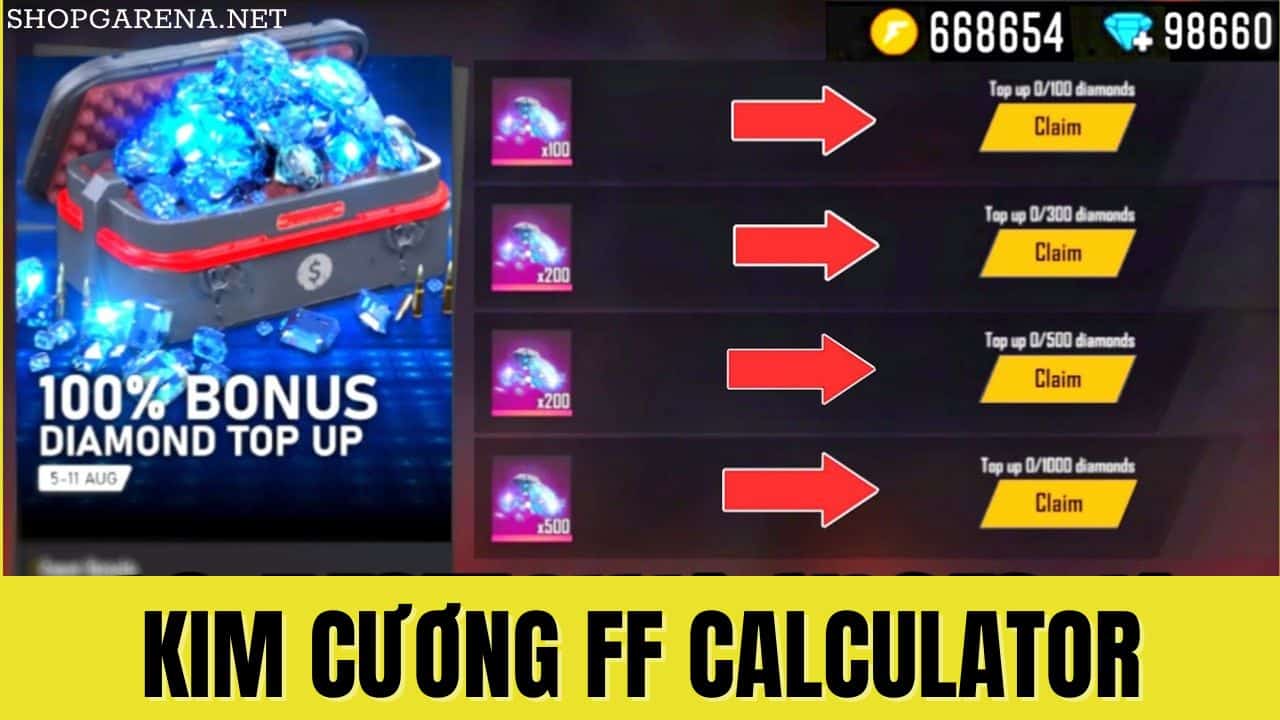Kim Cương FF Calculator