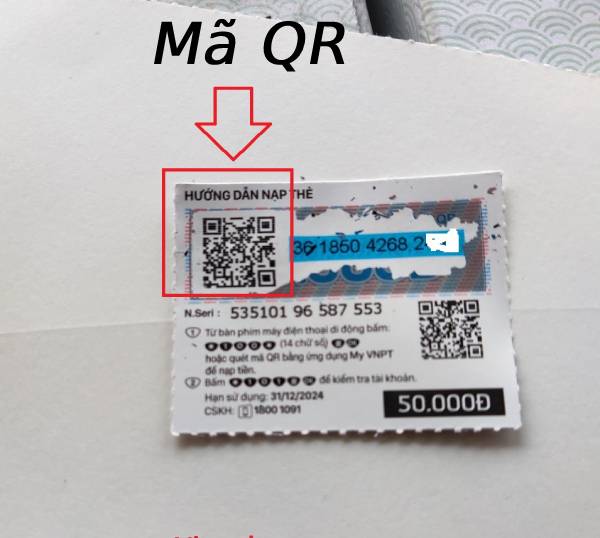 Loại thẻ Viettel có mã QR - Cách Lấy Lại Mã Thẻ Cào Viettel