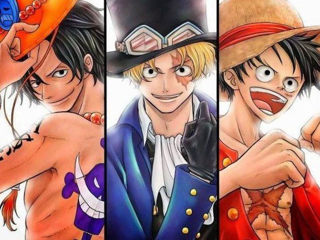 Vẽ 3 anh em Ace Sabo Luffy