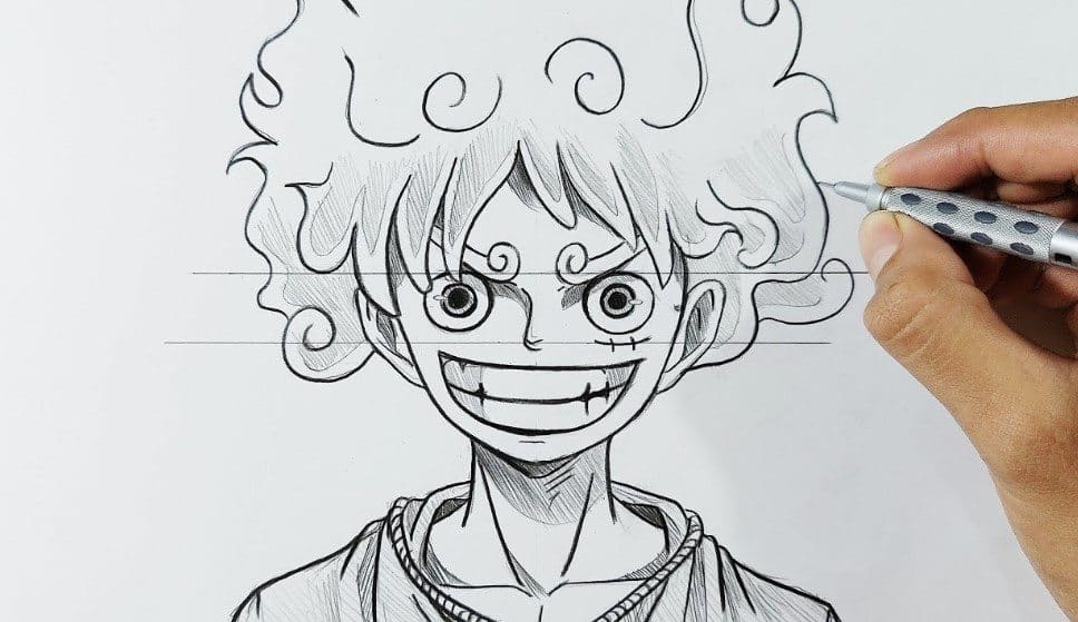 Vẽ Luffy G5 Cute