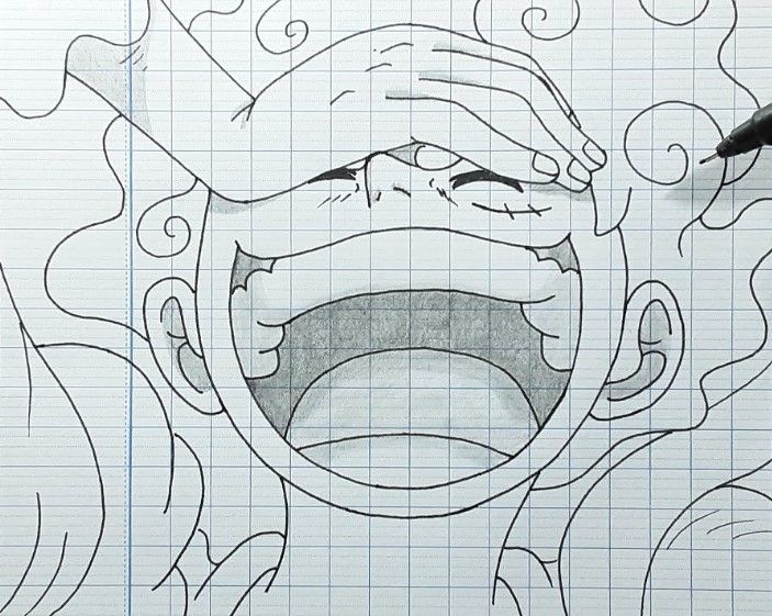 Vẽ Luffy G5 Dễ Thương