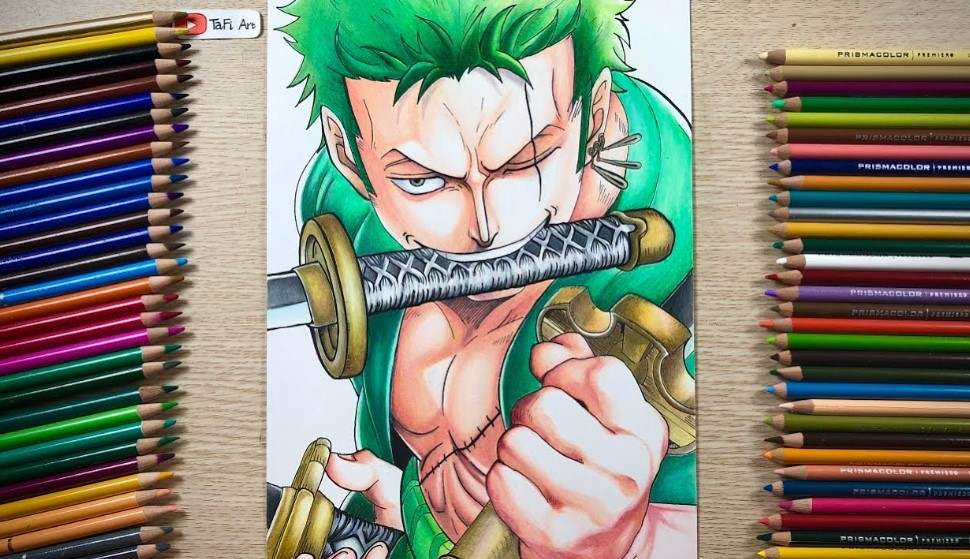 Vẽ Zoro Cực Ngầu, Đẹp