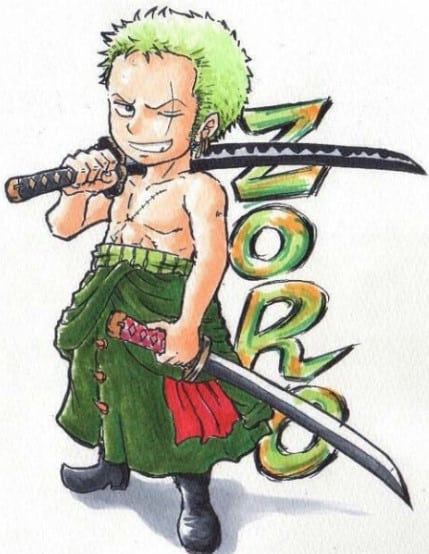 Zoro Cầm Kiếm Cute