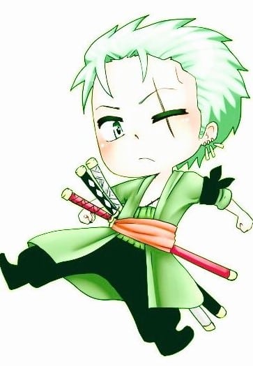 Zoro Chibi Cute, Dễ Thương