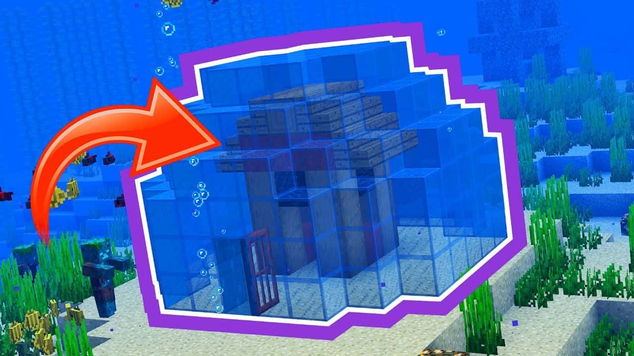 Cách làm nhà dưới nước trong Minecraft