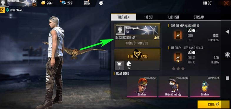 Hình Ảnh ID Free Fire 10 Số