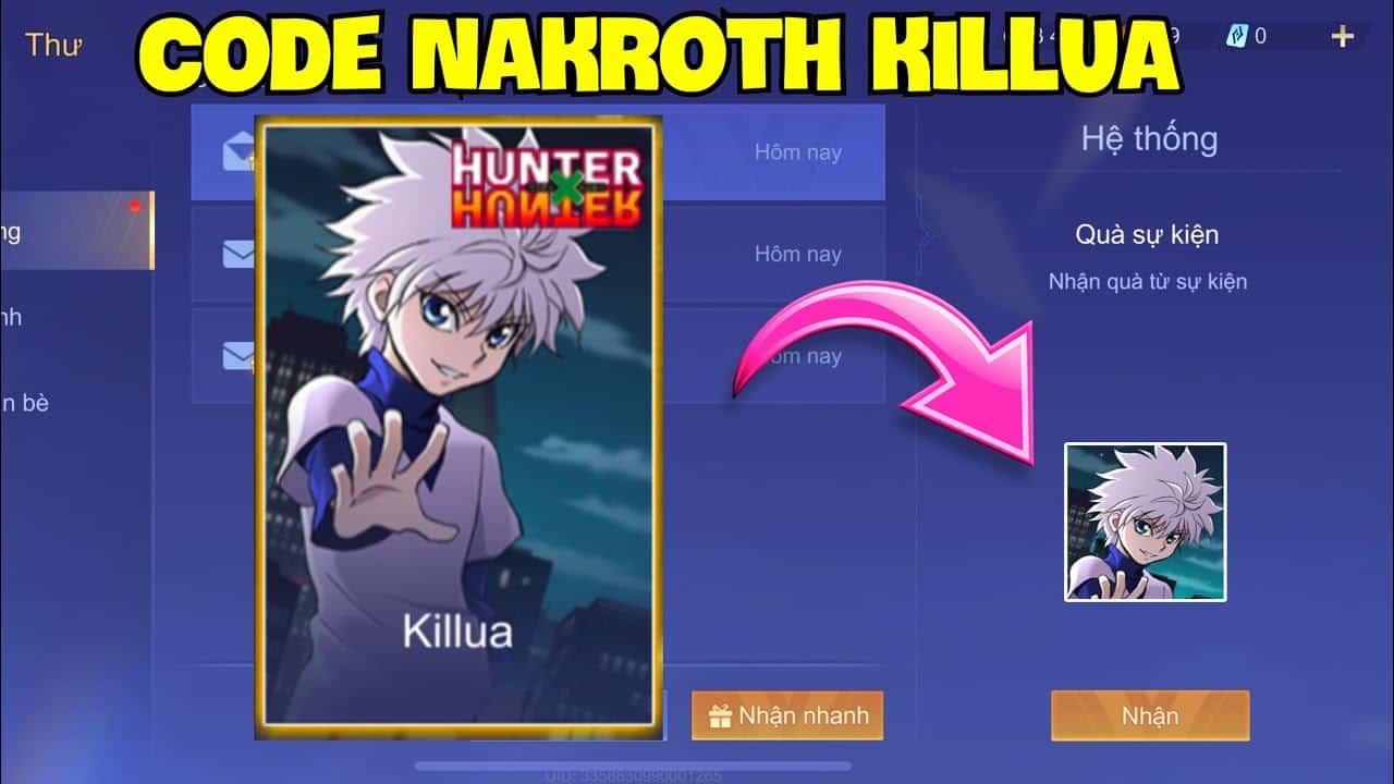 Hình Skin Nakroth Killua