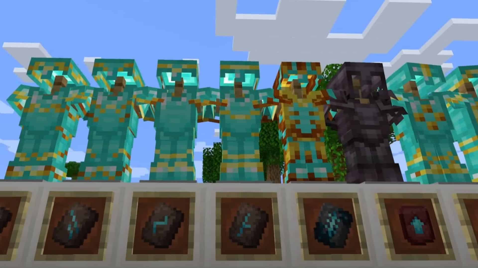 Hình ảnh giáp Minecraft chất nhất