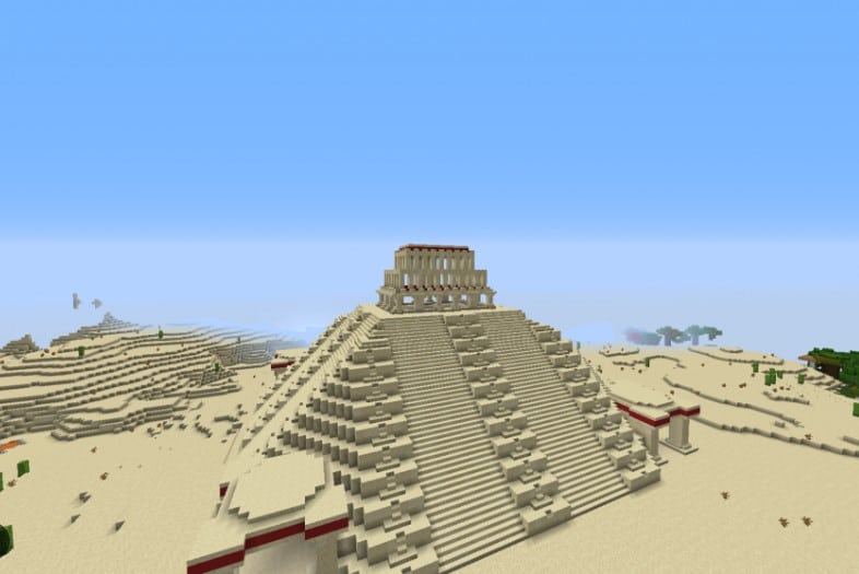 Hình ảnh kim tự tháp Minecraft cực chất