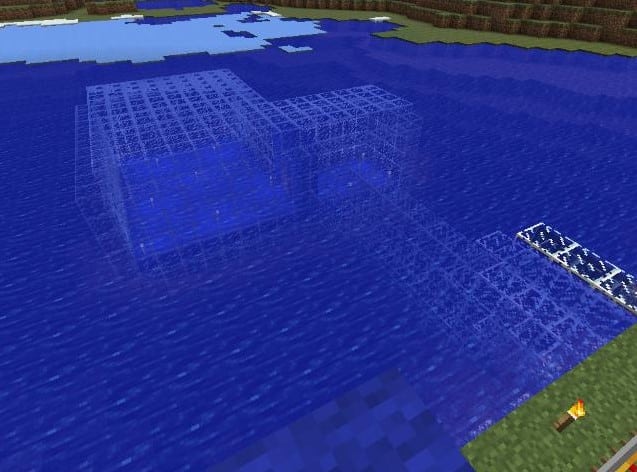 Hình ảnh nhà dưới nước trong Minecraft đẹp nhất