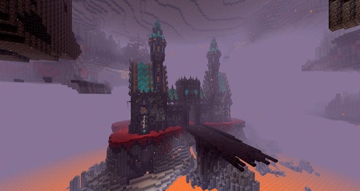 Lâu đài địa ngục trong Minecraft
