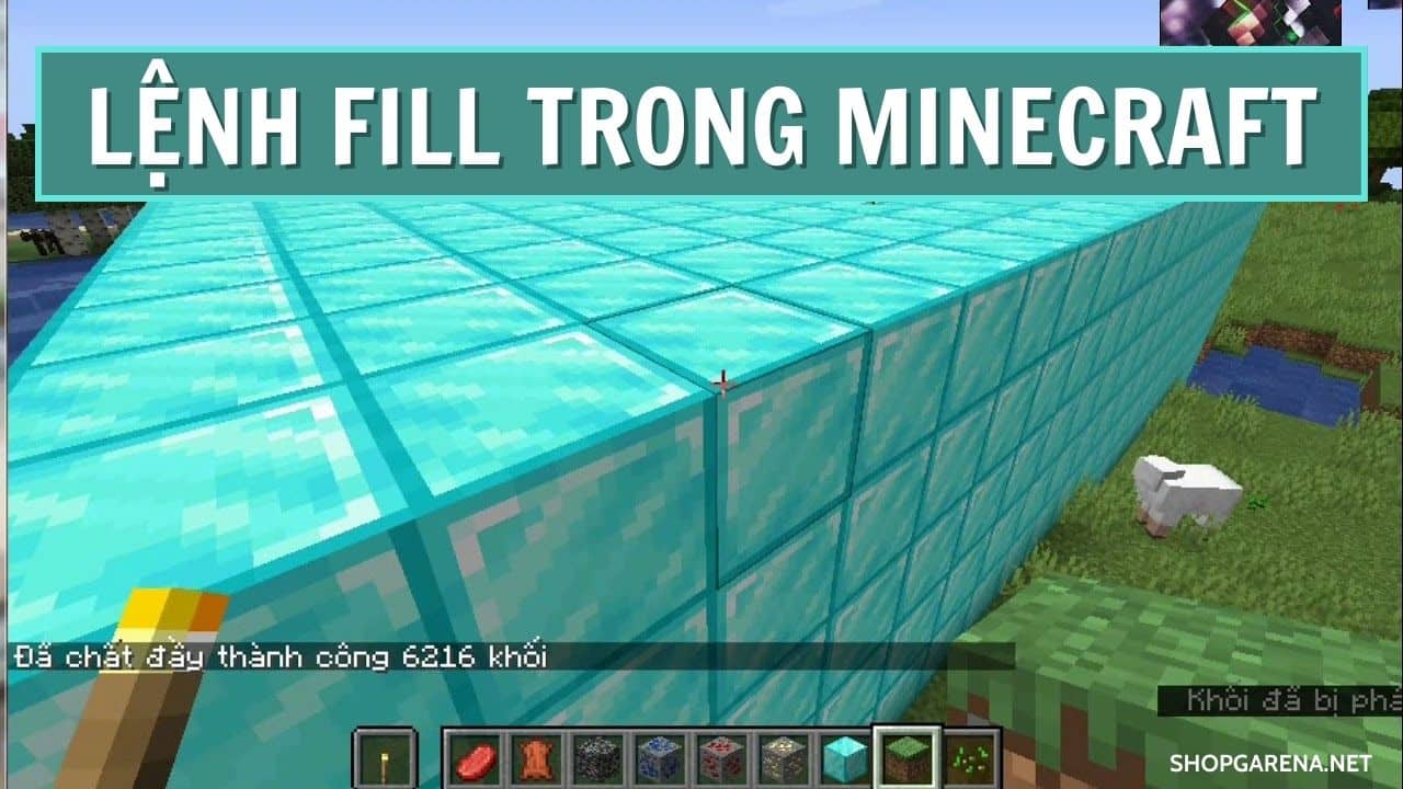 Lệnh Fill Trong Minecraft