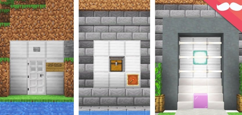 Mẫu hầm bí mật Minecraft đơn giản