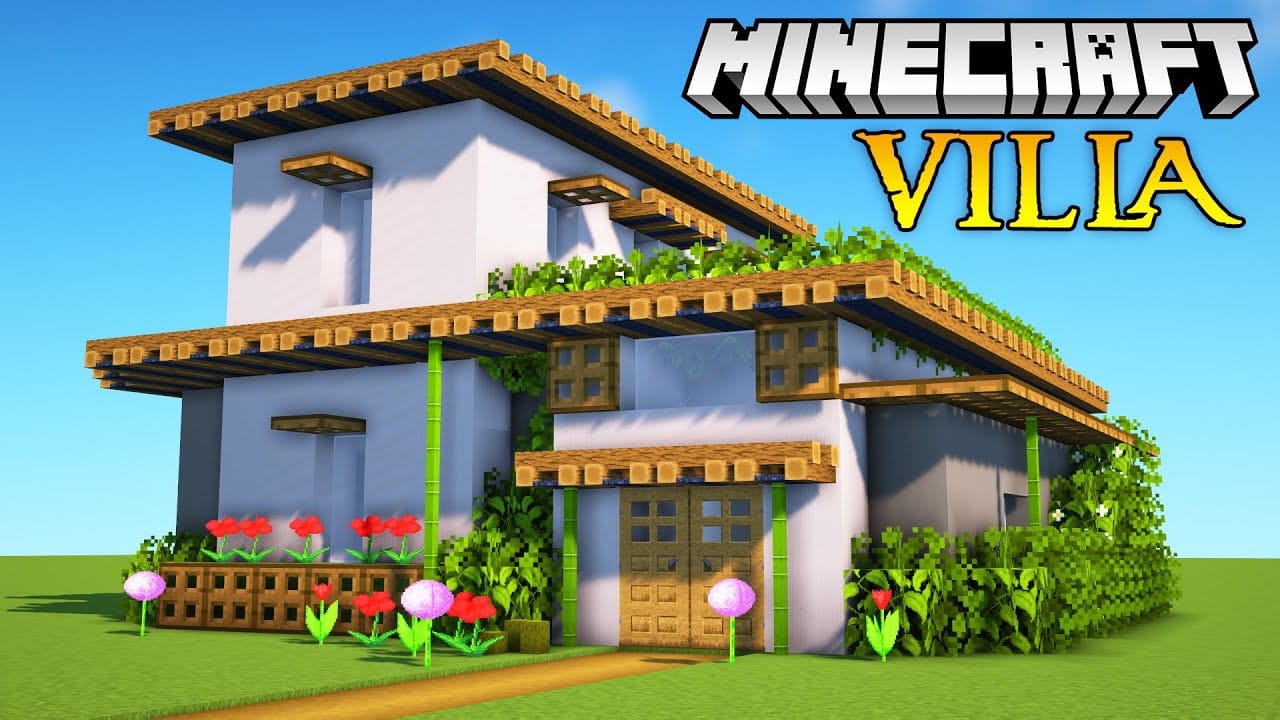 Mẫu nhà Minecraft biệt thự đẹp nhất